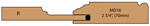 Allstyle Cabinet Doors : cutaway of Huron Cabinet Door